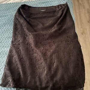 Jones New York Black Lace Skirt